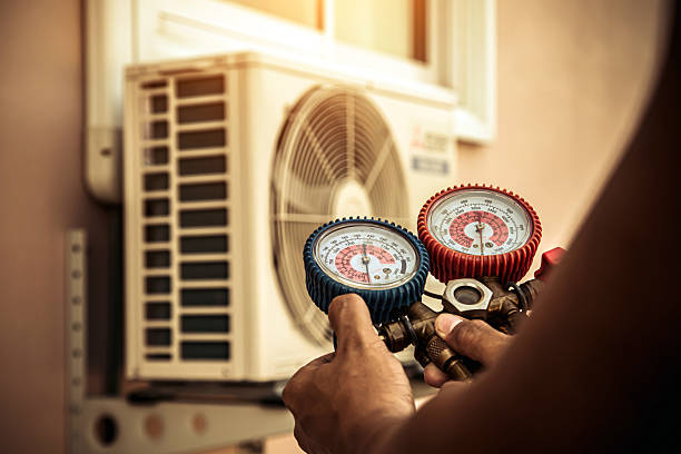 Professional Hvac Installation technician working in Westwood, KS